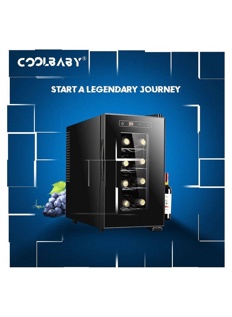 8 Bottles Electronic Wine Cabinet, Constant Temperature Wine Cabinet, Mini Air Cooling Wine Cabinet  - Image 3