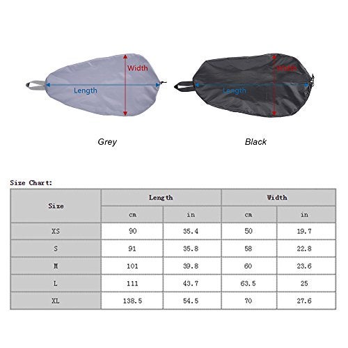Docooler Breathable Adjustable Kayak Cockpit Cover Seal Cockpit Protector Ocean Cockpit Cover 5 Sizes Optional - Image 2