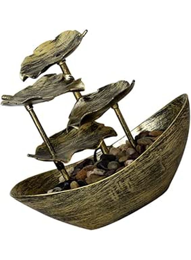 Decorative Lotus Leaf Fountain Indoor Water Feature For Home Office - Image 1