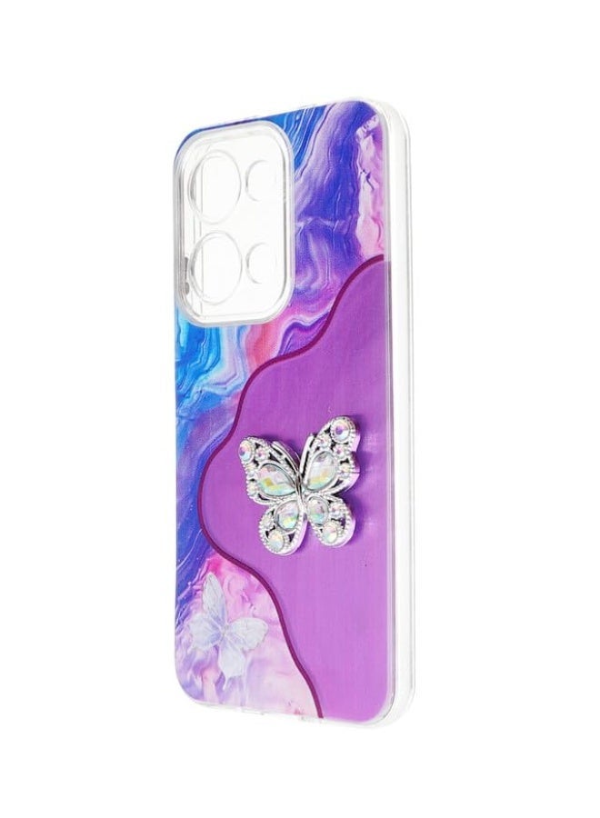 جراب خلفي بلاستيك لهاتف أوبو رينو 13 متعدد الألوان - Image 3