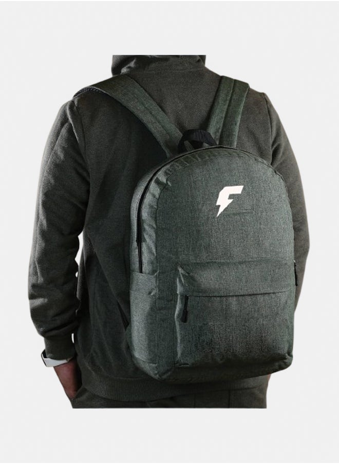 Fabreek Fabric Men's Women's Sports Backpack with Multiple Storage Space, Large 15.6 Inch Laptop Backpack, oil Linen  - Image 1