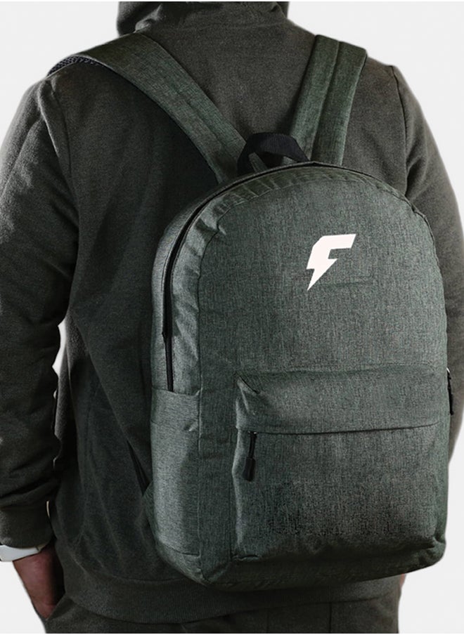 Fabreek Fabric Men's Women's Sports Backpack with Multiple Storage Space, Large 15.6 Inch Laptop Backpack, oil Linen  - Image 3