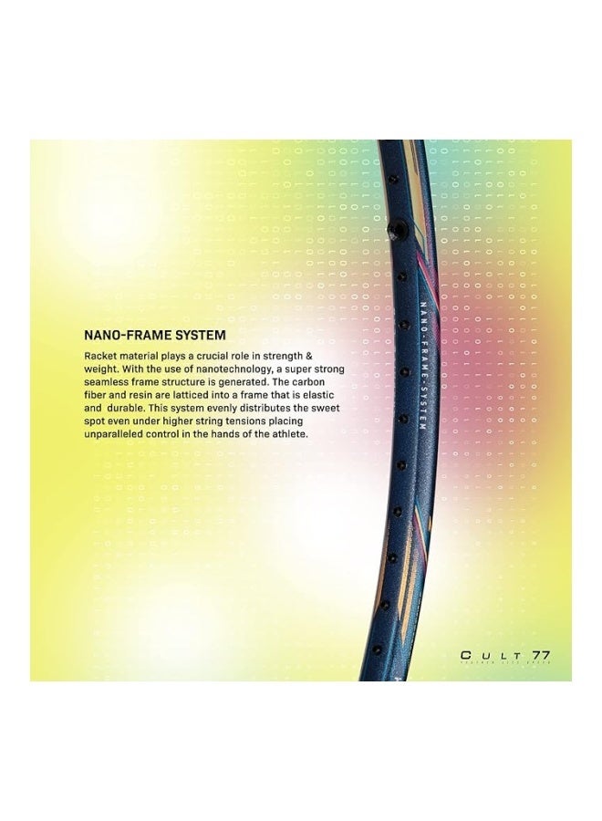 هندرد لي نينغ كومبات Z8 ألياف الكربون Badmiton Racket بدون وتر مع غطاء كامل مجاني - تصميم خفيف عالي الأداء للعب الاحترافي - Image 5