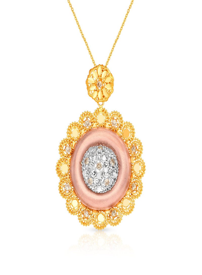 Malabar Gold and Diamonds 22k 916 Purity Malabar Gold Pendant FRPN286T  - Image 1