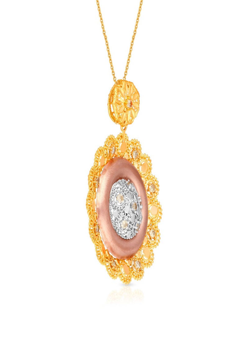 Malabar Gold and Diamonds 22k 916 Purity Malabar Gold Pendant FRPN286T  - Image 2