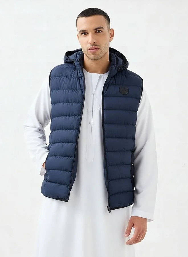 Splash FAV Quilted Lightweight Hooded Gilet with Pockets