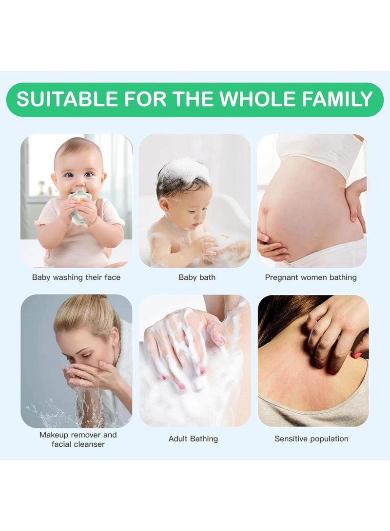 Barakah Baby Bath Sponges, Soft and Cute Bath Sponges – Designed to Gently Cleanse Sensitive Skin for Newborn and Toddler Skin, Gentle and Safe Kids Bathing Sponge (6 PCS) - Image 2