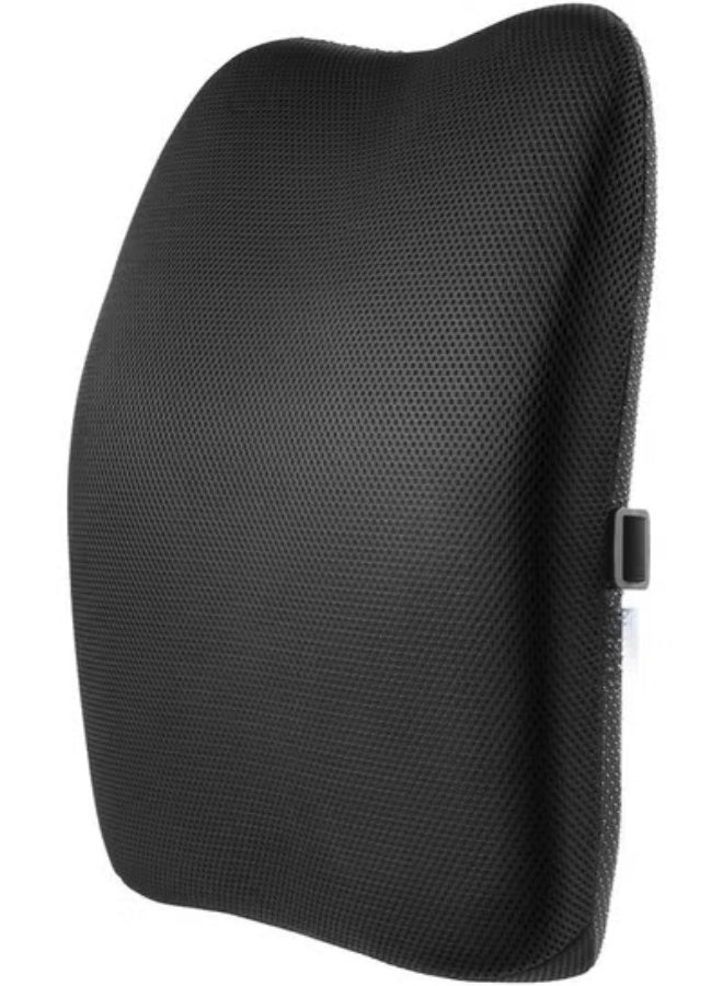 وسادة دعم أسفل الظهر من الذاكرة – مكتبية وسيارة، قابلة للتعديل والغسل، وسادة مريحة للظهر