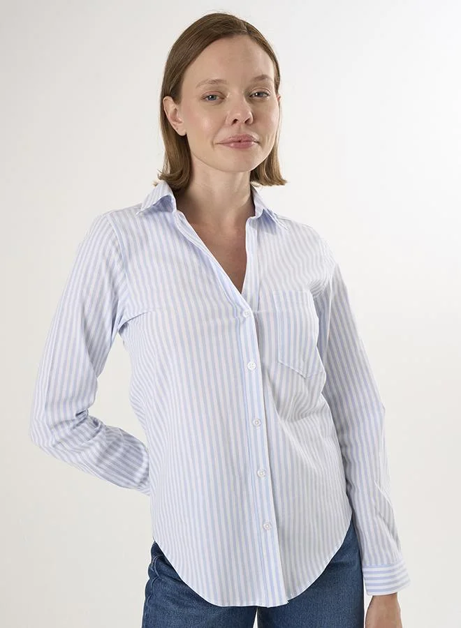 فيليكس هاردي قميص بأكمام طويلة مخطط