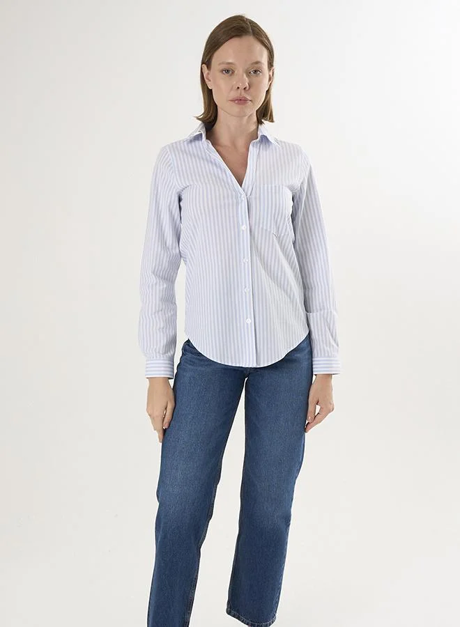 فيليكس هاردي قميص بأكمام طويلة مخطط