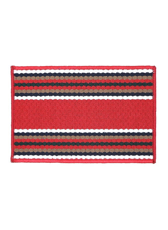 Status Contract Anti Slip Front Monsoon Doormat| Living Room Rug |Polypropylene Floor Mat for Home|Essential Small Rug for Office, Bedroom & Kitchen|- Pack of 2 (Red), 38 X 58 Cm  - Image 4