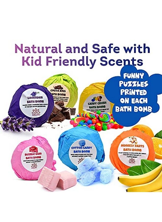Relaxcation - Bath Bombs For Kids With Surprise Inside Sea Animals Natural And Safe Bath Bombs Gift Set For Girls & Boys Multicolored Organic Bubble Bath Made In Usa - Image 1