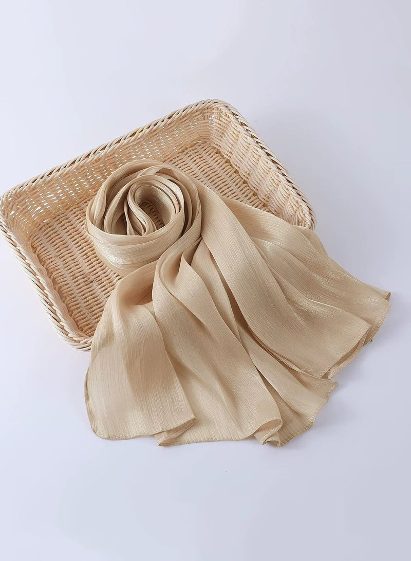 Women's Fashion Scarf Women's Lightweight, Soft, Fashionable Solid Color Scarf Shawl Suitable For Most Occasions Such As Daily Life, Travel, Party, Etc., Can Be Matched With Various Clothes - Image 3