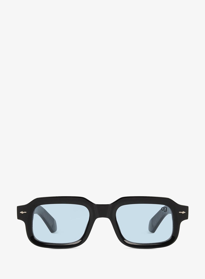 Woggles Designer Black Square Sunglasses| Men & Women| 100% Uv Protection - Image 3