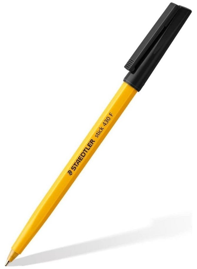 STAEDTLER Ballpoint Pen Staedtler 430 Stick Fine – Black - Image 1