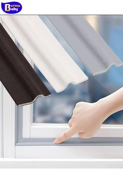 Berma Baby Self-adhesive window seal strips, soundproof windproof insect-proof nylon cloth foam door seal strips, sliding window weatherproof strips, self-adhesive heat and sound insulation strips for doors and windows  - Image 4