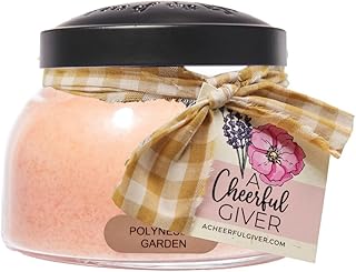A Cheerful Giver A Cheerful Giver - Polynesian Garden - 22oz Mama Scented Candle Jar with Lid - Keepers of The Light - 125 Hours of Burn  - Image 1
