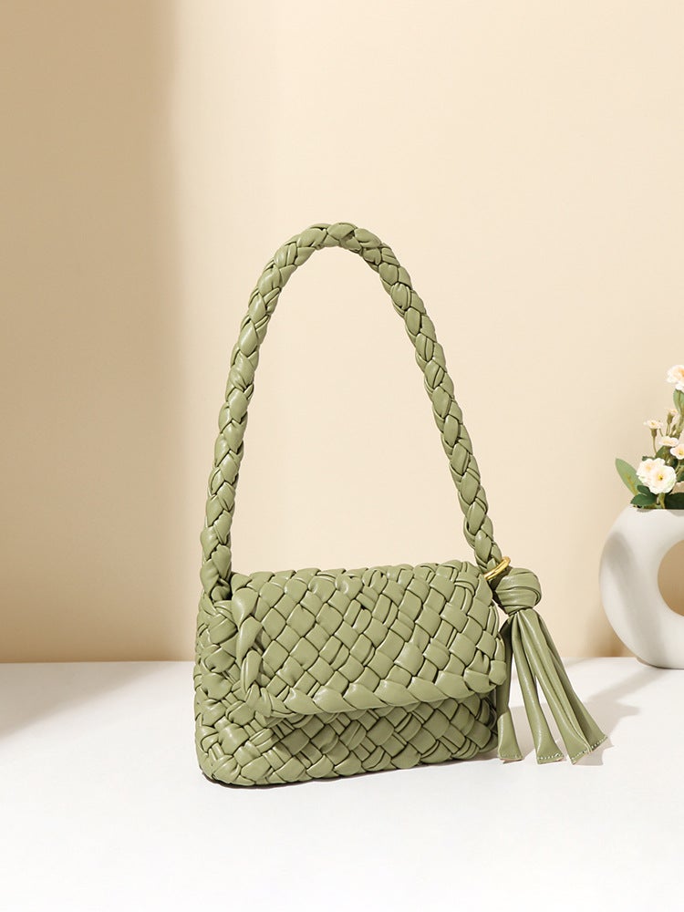 New Style Bag For Women Original Handmade Asymmetrical Woven Elegant Armpit Fashion Versatile Trendyy One-Shoulder Mother-In-Law Bag - Image 3