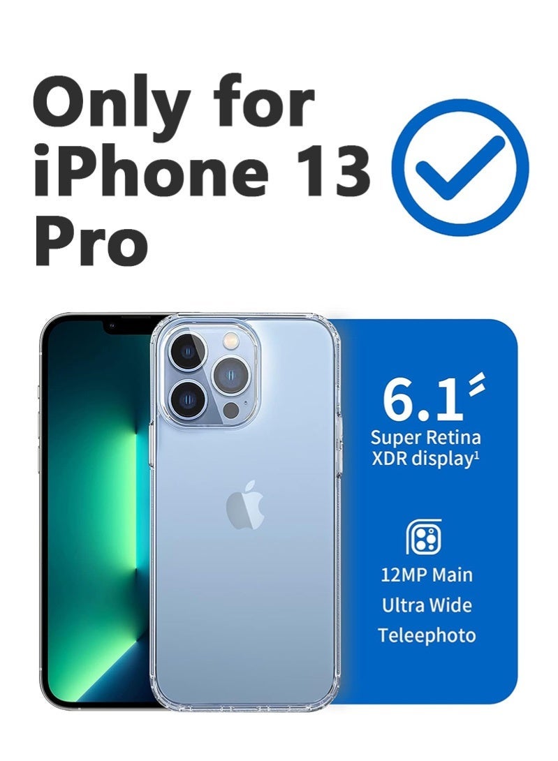ZAFRA iPhone 13 Pro Case Cover - Clear, Anti-Yellowing, Slim, Lightweight and Super Grip Back Cover(6.1 inch) - Image 2
