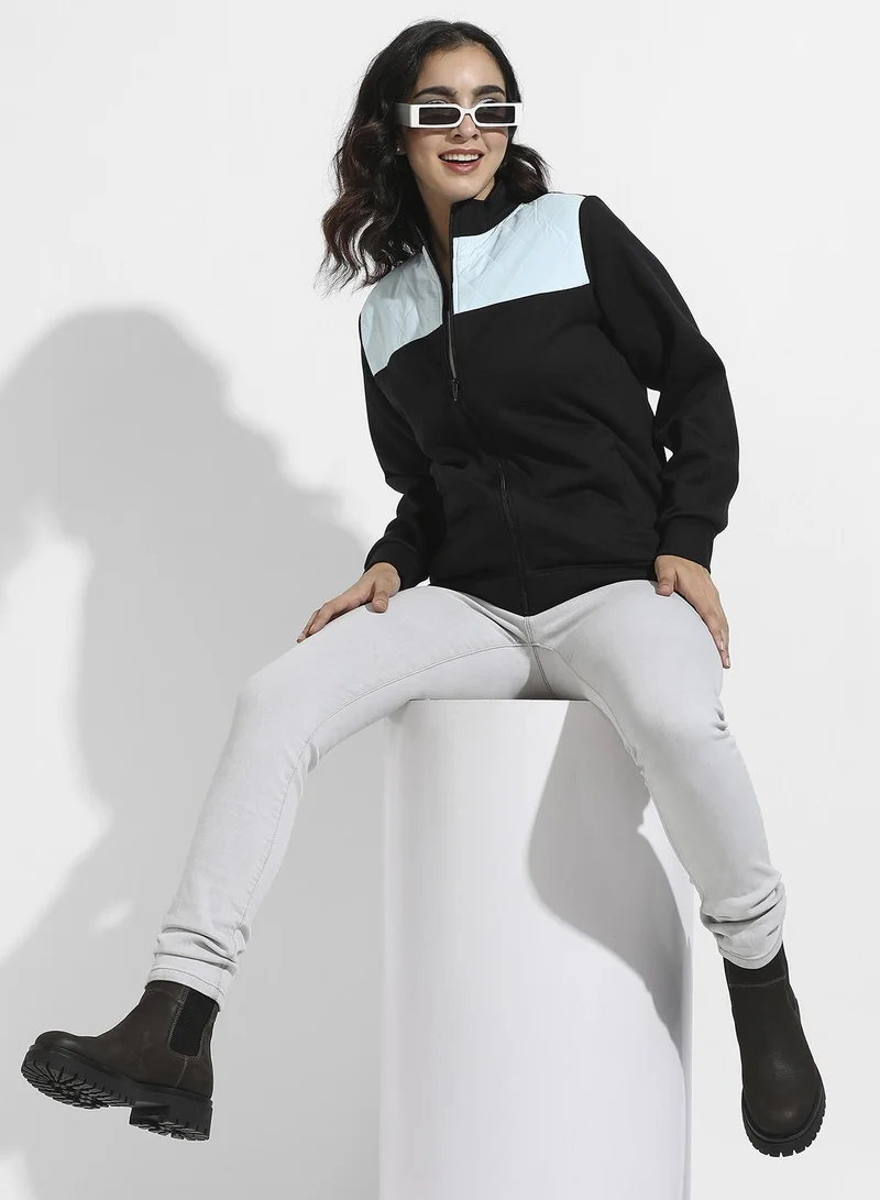 Campus Sutra Colourblocked Jacket