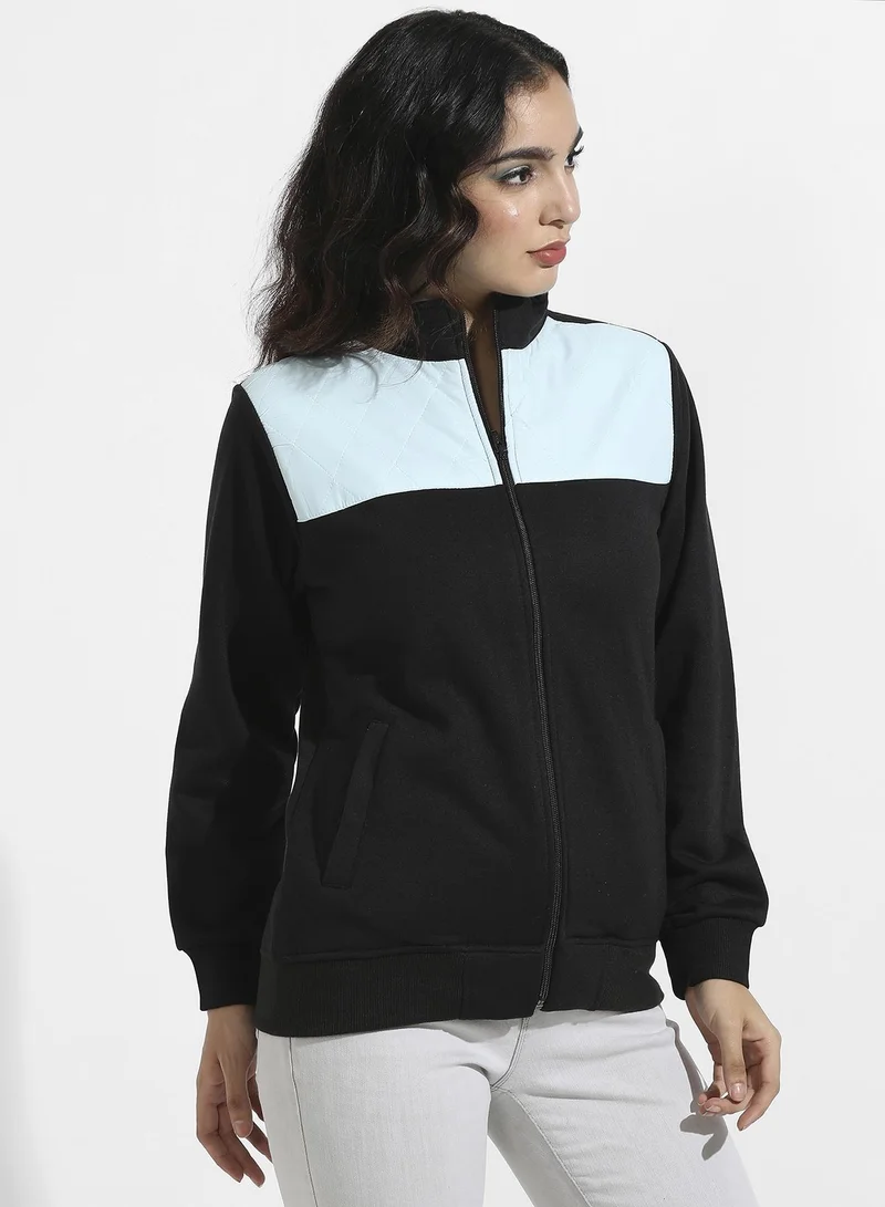 Campus Sutra Colourblocked Jacket