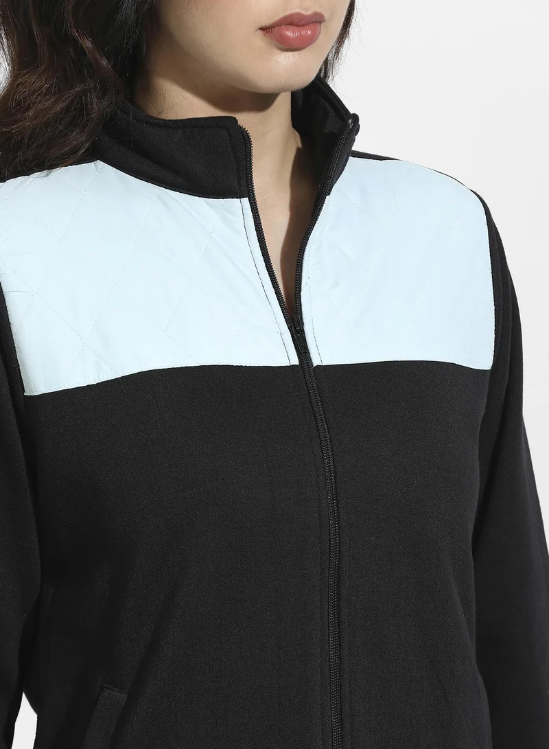 Campus Sutra Colourblocked Jacket