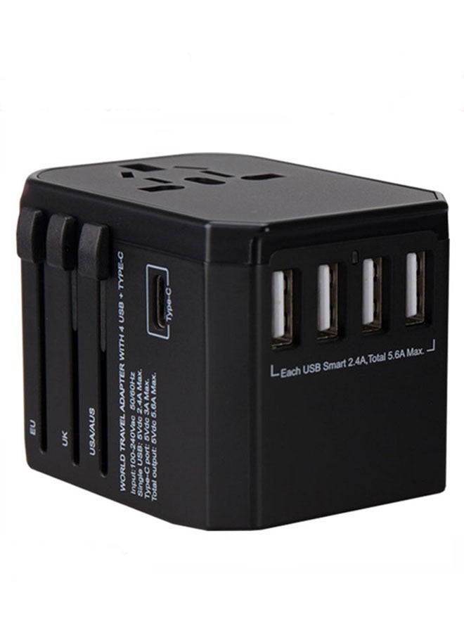 general Universal Travel Charger Conversion Adapter, International Power Plug Adapter,Black - Image 1