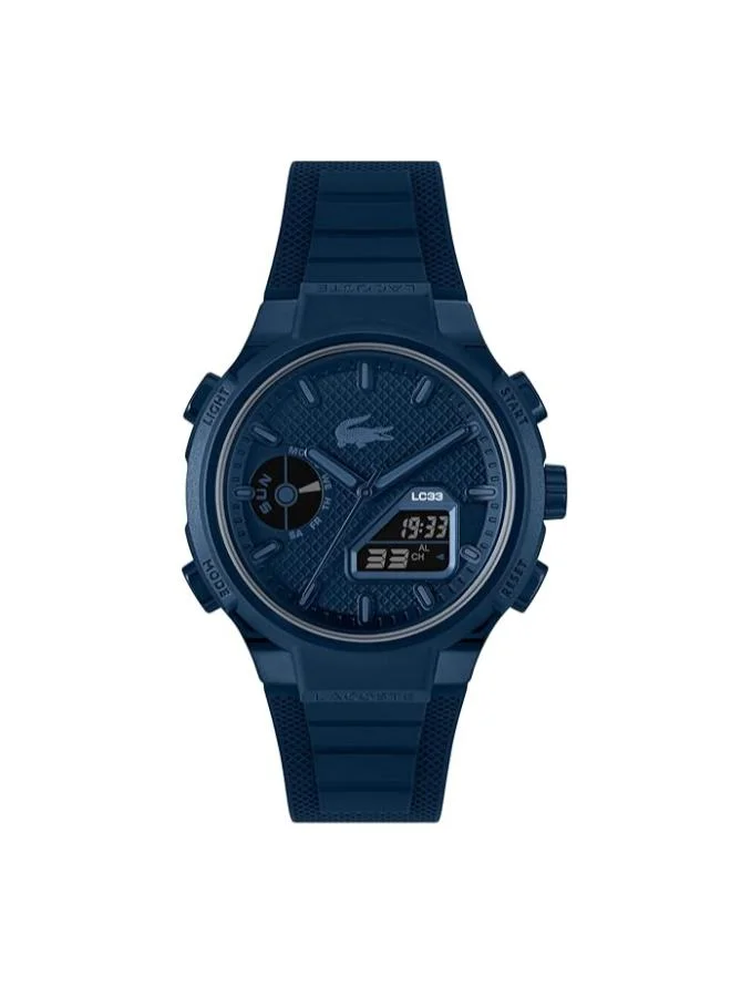 Digital Multifunction Quartz Analog Watch with Silicone Bracelet