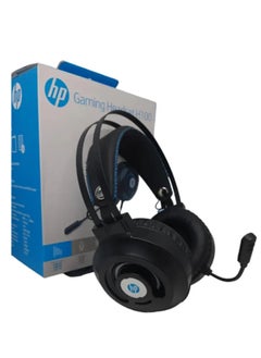 HP Gaming headset H100, USB 2.0 cable 50mm speaker wired headphones Over with lighting and lightweight design -Ear Headphones with Mic  - Image 1