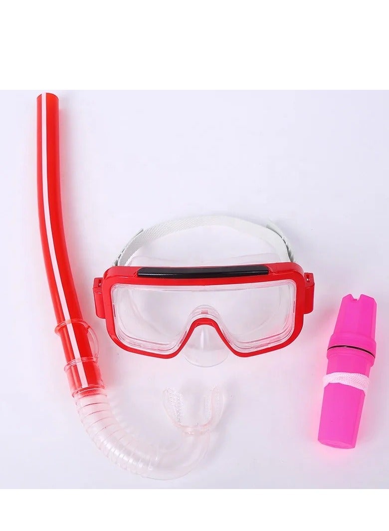 VIO Kids Swimming Underwater Professional Scuba Diving Mask Anti Fog Goggles Snorkeling Tube Sets Snorkeling Equipment for Kids Blue - Image 3