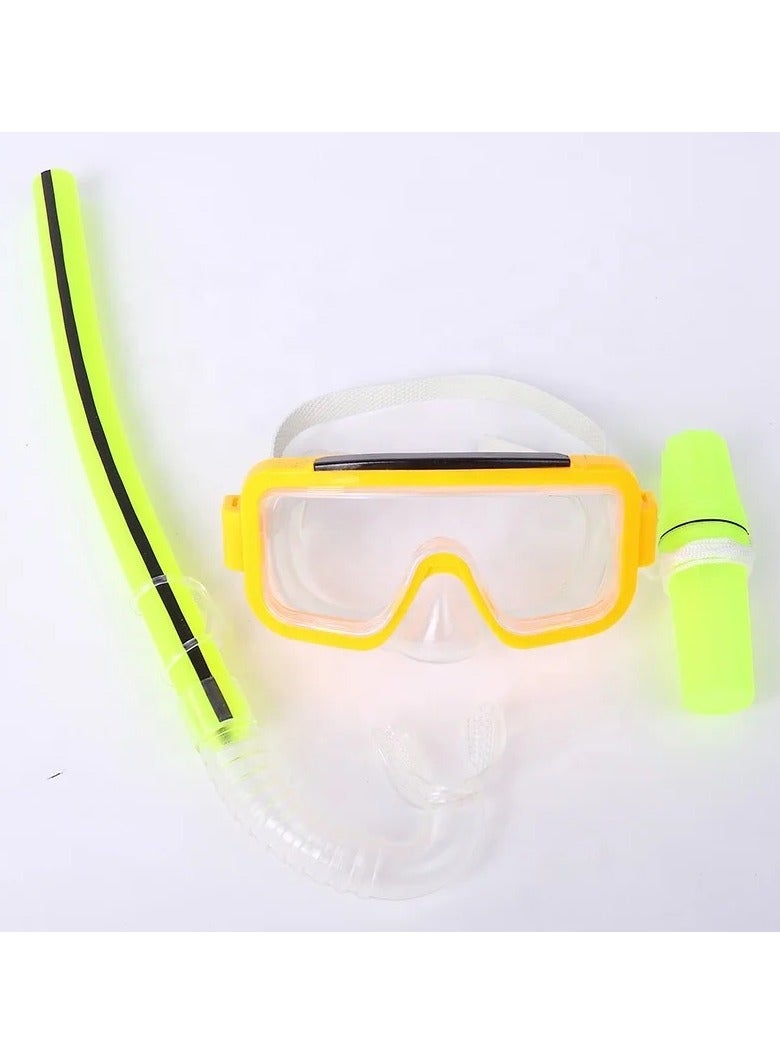 VIO Kids Swimming Underwater Professional Scuba Diving Mask Anti Fog Goggles Snorkeling Tube Sets Snorkeling Equipment for Kids Blue - Image 4
