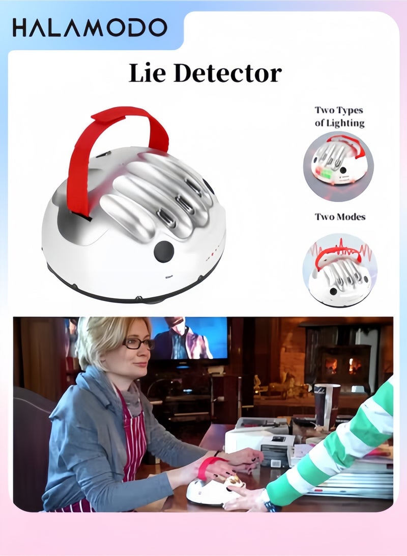 Halamodo Truth And Lie Detector Fun Game Detecting Toy Shocking Party Game Interesting True or Dare Detector Joke Toys Polygraph Entertainment - Image 1