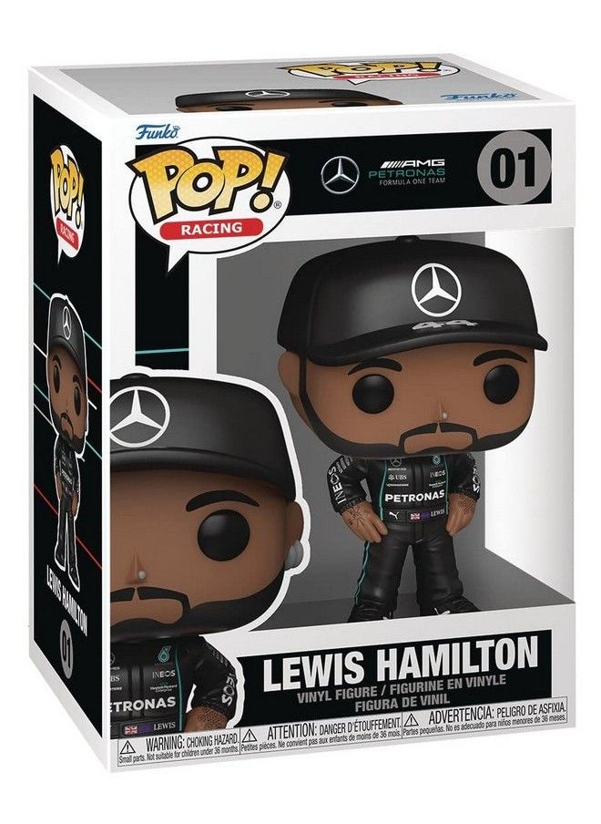 Funko - Formula One Lewis Hamilton (Amg Petronas) Funko Vinyl Figure (Bundled With Compatible Box Protector Case) Multicolor 3.75 Inches - Image 1