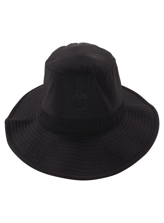 Ergodyne Chill Its 8939 Cooling Bucket Hat, 2" Brim, UPF 50+ Sun Protection Black - Image 1