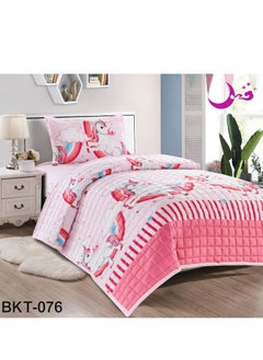 Moon 3 Piece Summer Childrens Quilt Set Microfiber 210x160 cm  - Image 1