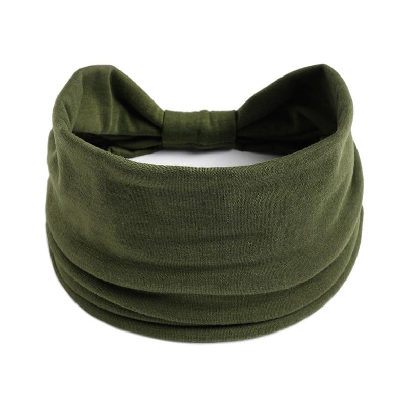 K-Elewon 3 Pack Women Wide Elastic Head Wrap Headband Sports yoga Hair Band (3 Pack(A27)) - Image 4