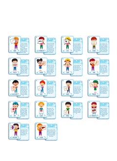 Y&D 36 Pcs Body Cognition Education Card Children's Enlightenment Early Education Parent-Child Educational Toys  - Image 3