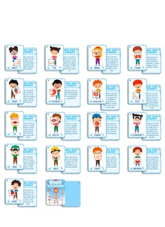 Y&D 36 Pcs Body Cognition Education Card Children's Enlightenment Early Education Parent-Child Educational Toys  - Image 4