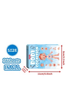 Y&D 36 Pcs Body Cognition Education Card Children's Enlightenment Early Education Parent-Child Educational Toys  - Image 5