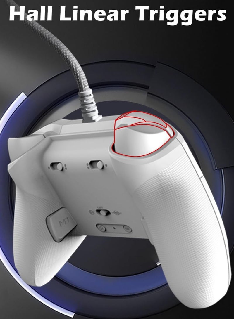 Wireless Pro Controller with Hall Effect Sensing Joystick, Compatible with Switch, Windows and Steam Deck, Turbo, Gyro Axis, Dual Shock, and Motion Control, Easy and Long Game, ALPS Joysticks, NFC( - Image 5