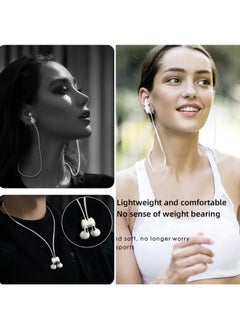 Generic For Airpods3 Headset Anti-lost Rope Silicone Magnetic Anti-lost Lanyard Apple Pro2 Bluetooth Headset Anti-lost Rope-Color:[Anti-lost Ear Hooks] White-Model:Pearlescent Bag Packed  - Image 3