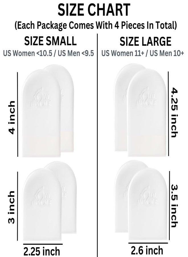 Soul Insole نعال رفع الكعب من سول للنساء والرجال - 4 قطع من وسائد الكعب اللاصقة القابلة للتكديس، نعال داخلية قابلة للتعديل لزيادة الارتفاع لفرق طول الساق 1/8 بوصة، 1/4 بوصة، 3/8 بوصة، 1/2 بوصة (صغير) - Image 5