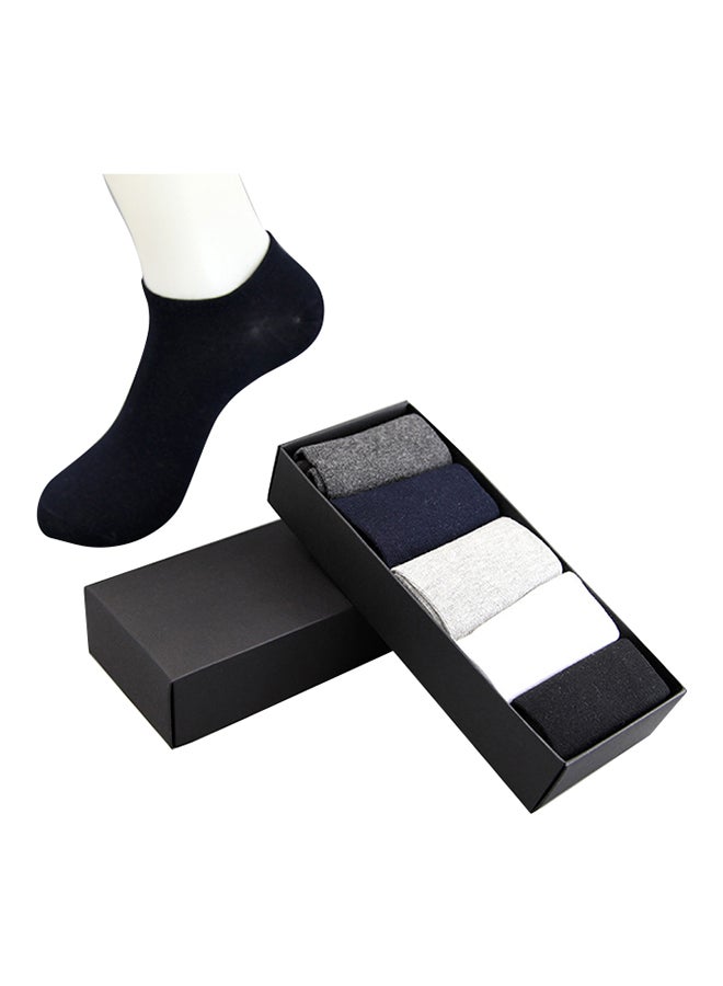 5 Pair Of Ankle Length Socks Multicolour - Image 2
