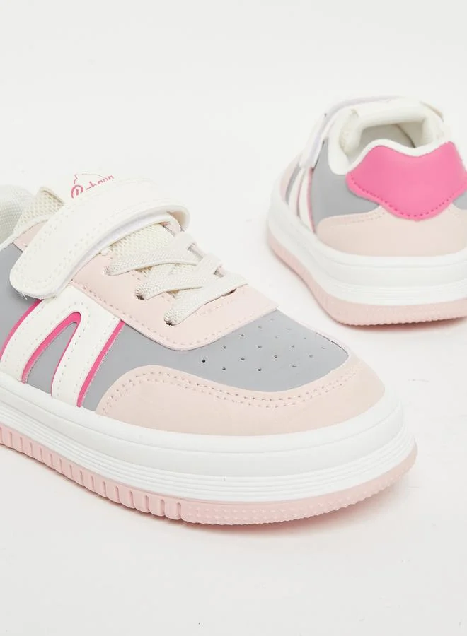 ستايلي Styli Girls Multi Contrast Panel Sneakers