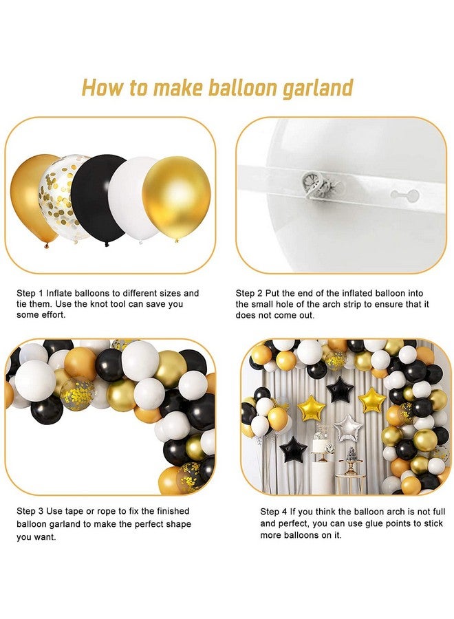 هونج كونج بالونز مجموعة ديكورات قوس البالونات من HK Balloons مكونة من 59 قطعة لتزيين الذكرى السنوية السعيدة مع ستارة بالونات القصاصات لتزيين الذكرى السنوية للزفاف، متعددة الألوان - Image 5