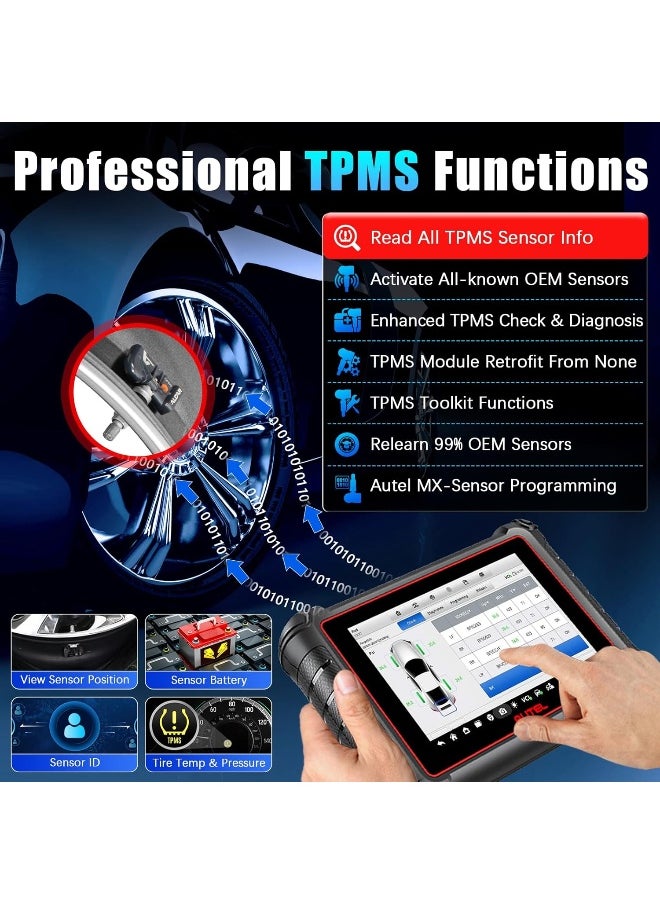 Autel Autel Scanner MaxiPro MP900-TS, TPMS Version of MP900 & MP900BT Bidirectional Scan Tool  - Image 4