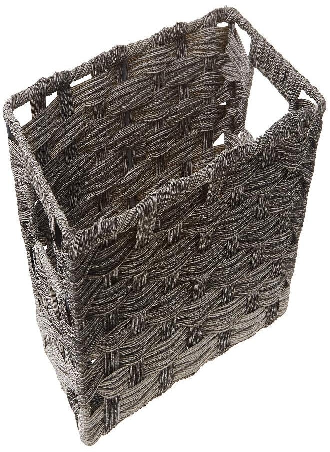 Whitmor - Whitmor Gray Wash Split Rattique Small Shelf Tote - Image 1