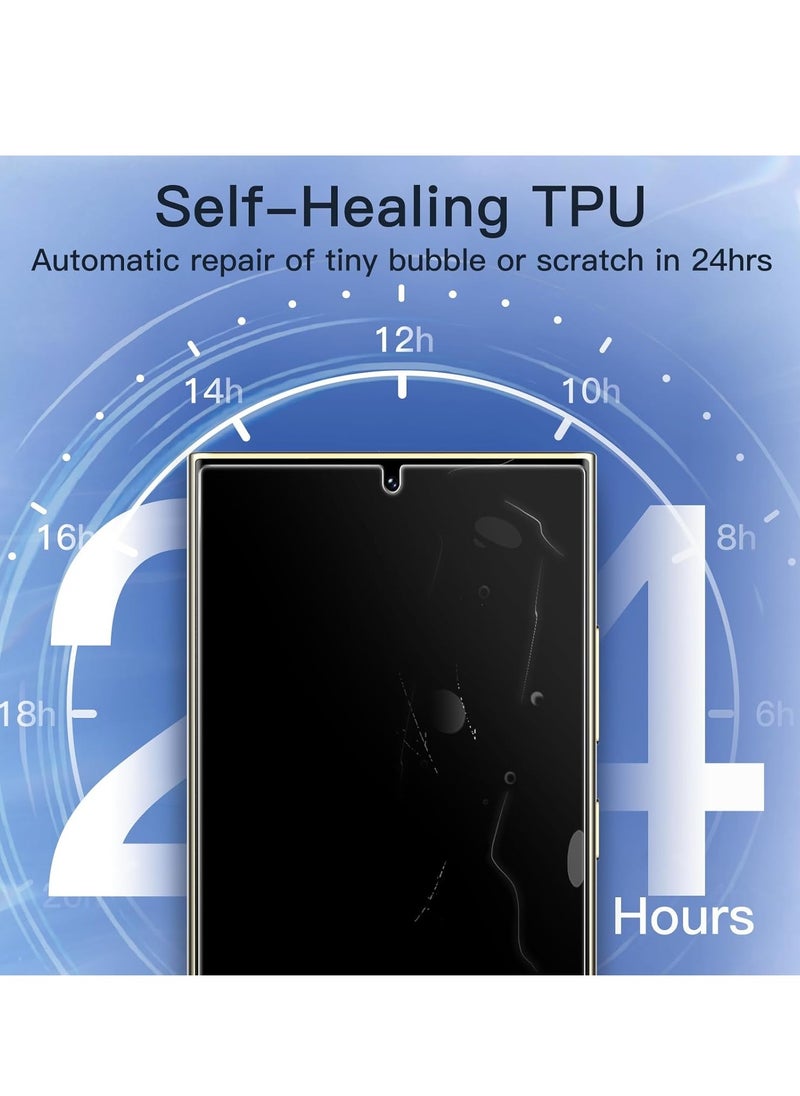 Houmt Samsung Galaxy S24 Ultra Privacy Screen Protector Anti-Spy Flexible Privacy with 2-Pack Protective Tempered Glass For Samsung Galaxy S24 Ultra 6.8 inch  - Image 5