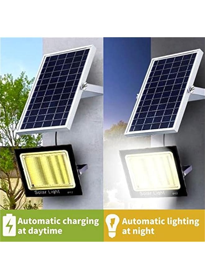 Solar Lights Outdoor Waterproof, 670 LED Solar Powered Flood Street Lights Motion Sensor with 5000mAh Battery Security Wall Light Barn Lamp for Outside Yard Garden Porch Garage Patio (200W)  - Image 2