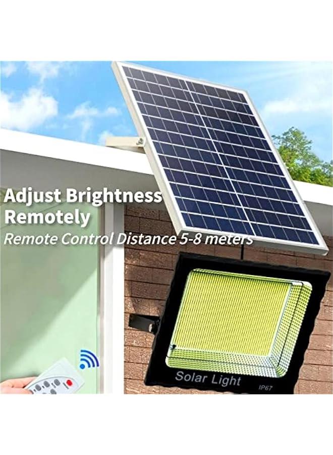 Solar Lights Outdoor Waterproof, 670 LED Solar Powered Flood Street Lights Motion Sensor with 5000mAh Battery Security Wall Light Barn Lamp for Outside Yard Garden Porch Garage Patio (200W)  - Image 3